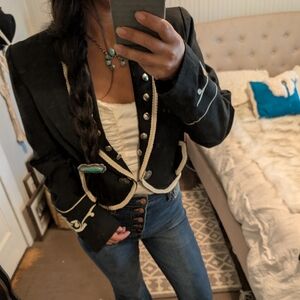 THE CADILLAC COWGIRL WOMEN'S M Black JACKET Western Rodeo NFR outfit
